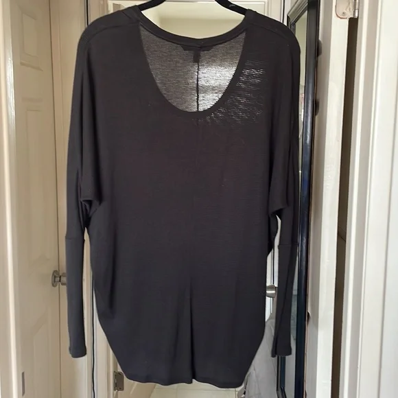 Victoria’s Secret Black Waffle Top - Picture 2 of 6